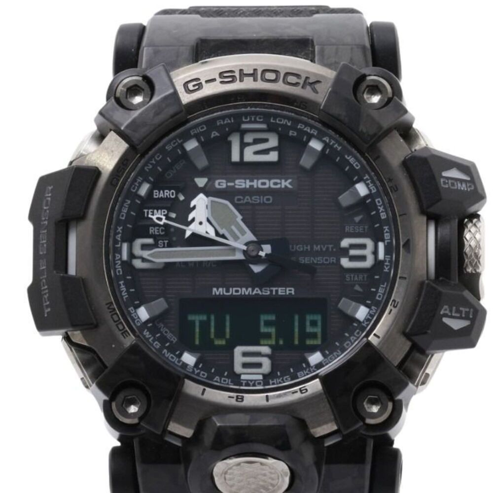 CASIO G-SHOCK MASTER OF G-LAND MUDMASTER GWG-2000-1A1JF Black Stainless Steel...